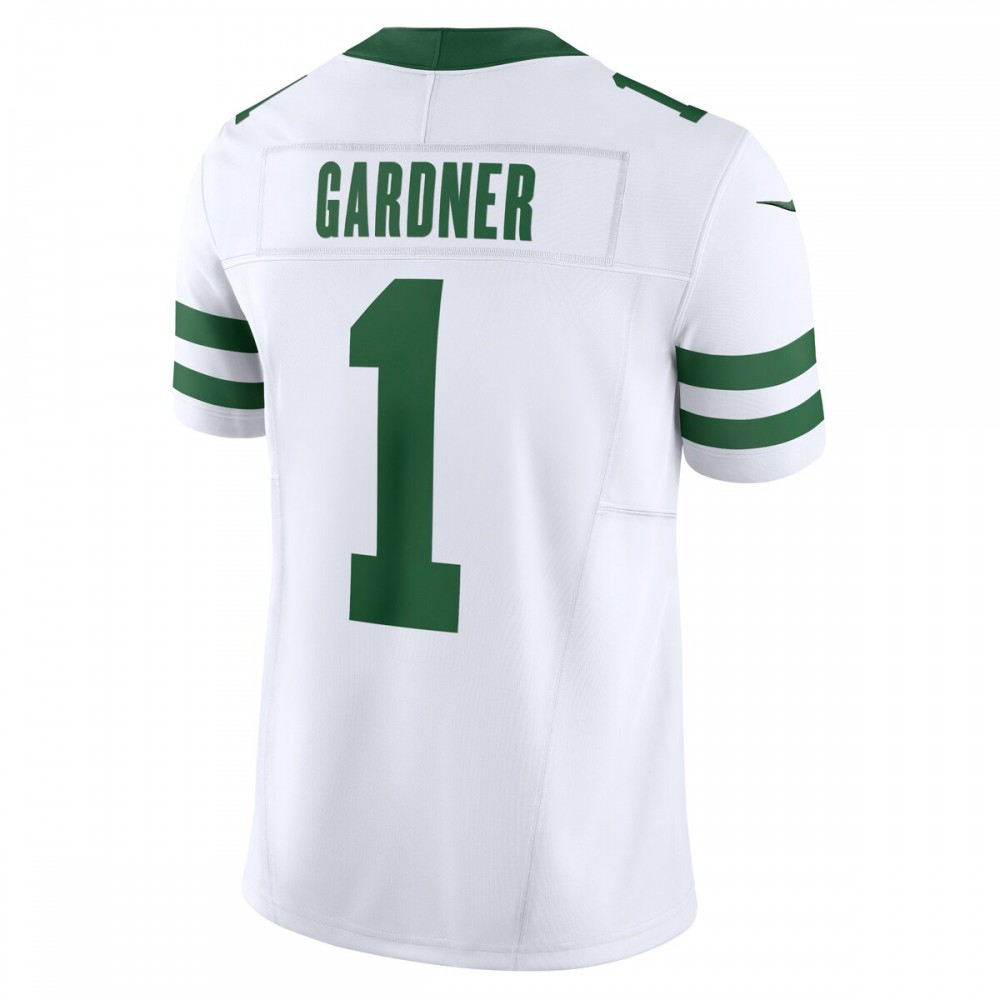 Ahmad Sauce Gardner New York Jets Nike Vapor F.U.S.E. Limited Jersey - White-GridironStore